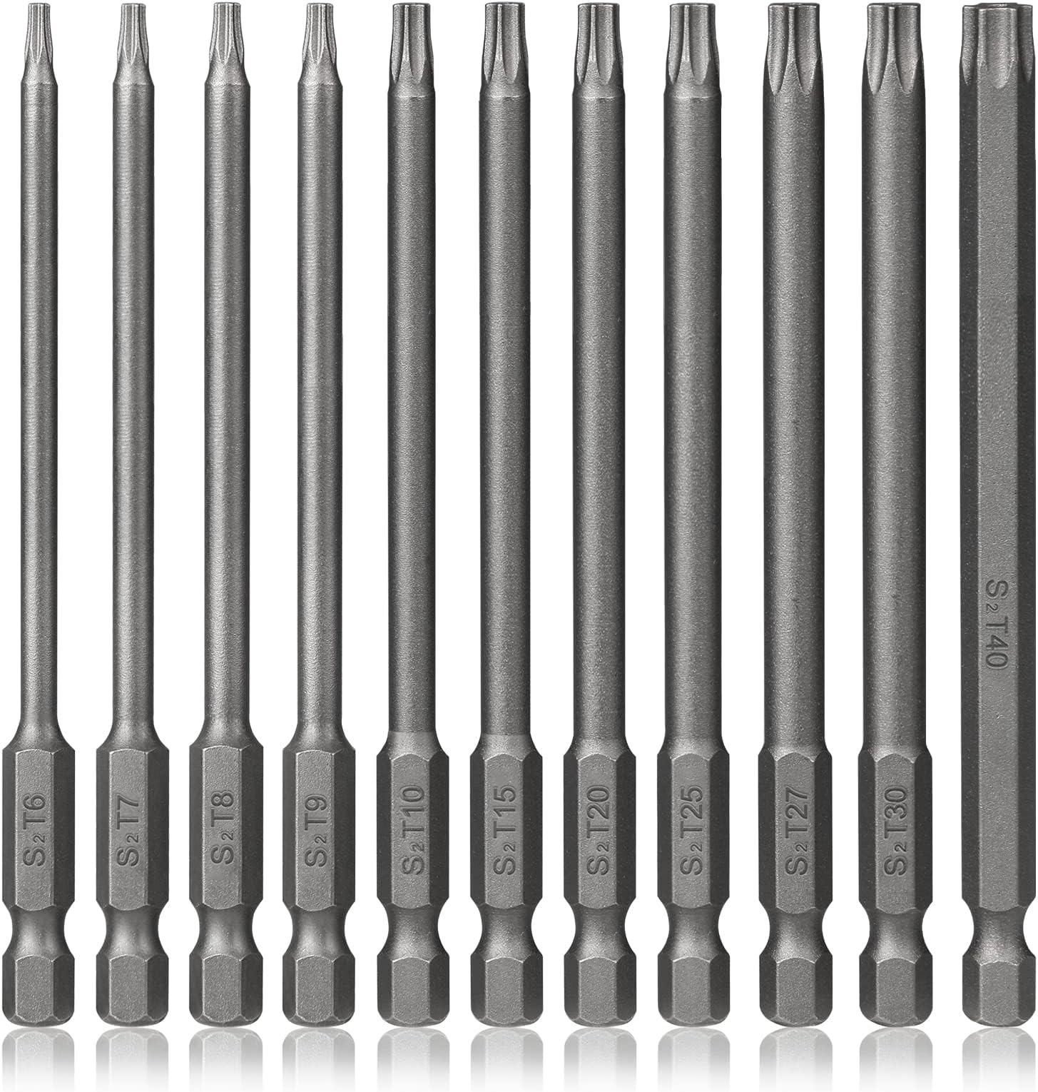 T17 Torx Bit T35 Magnetic Torx Screwdriver Bits, 1/4 Inch Hex