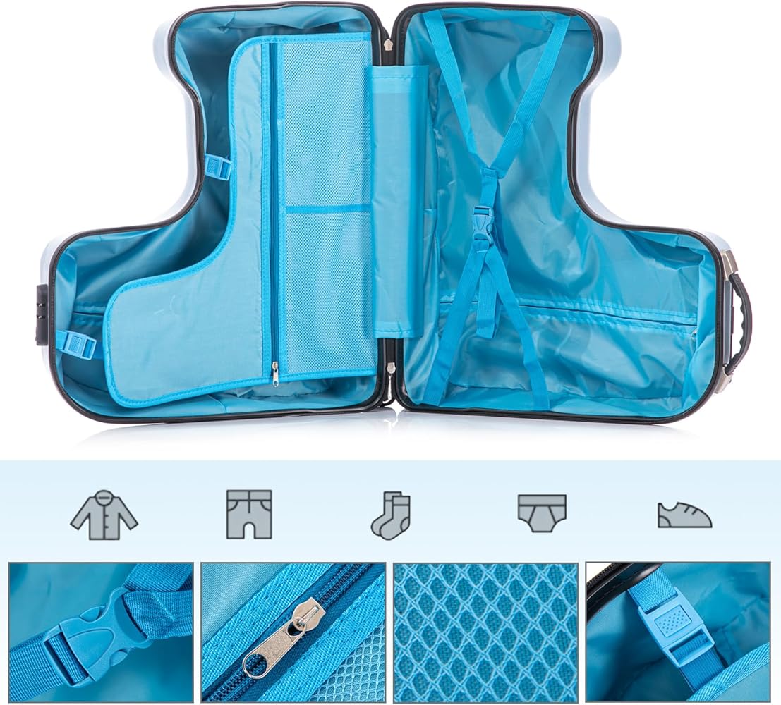 Amazon | [PulSpeed] 22インチ キッズ ライドオン スーツケースシート