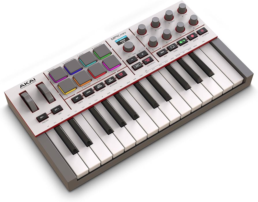 Amazon.co.jp: Akai Professional MPK Mini IV USB-C MIDIキーボード