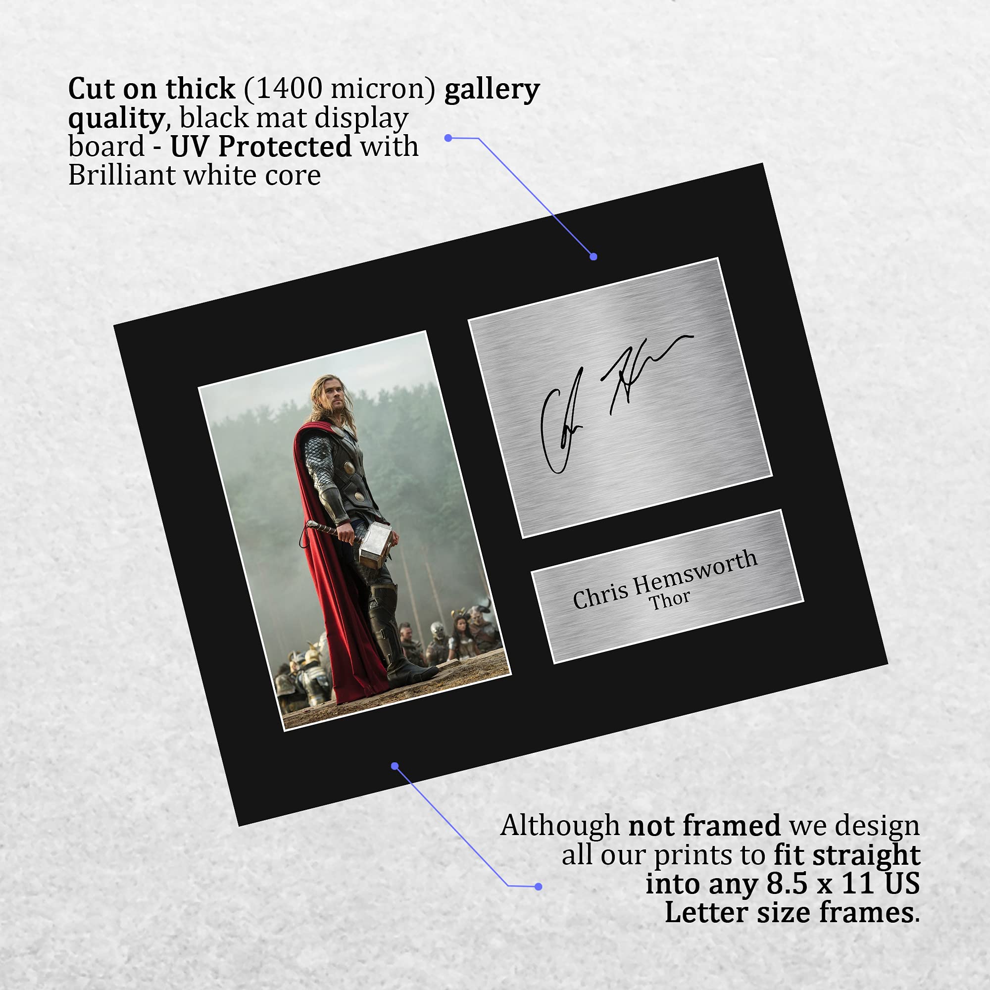 Thor フォトサイン Chris Hemsworth Autographed Avengers: Age of