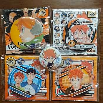 ハイキュー!!×WEGO 日向翔陽 缶バッジ 2個セット ハイキュー!!×WEGO