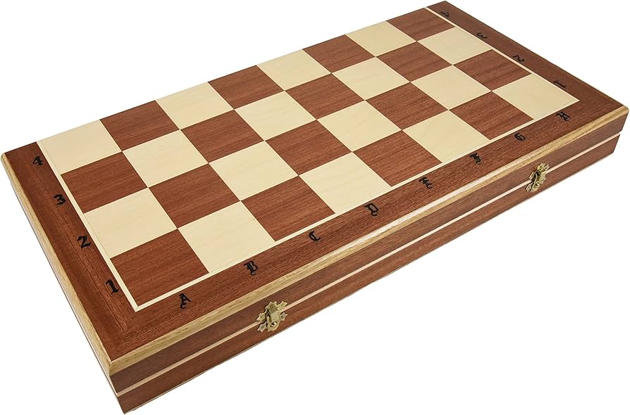 Amazon | 高級木製チェスセット：Caesar(カエサル)59.5cm×59.5cm