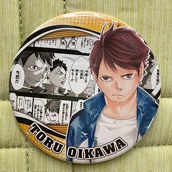 短期出品】ハイキュー 及川 缶バッジ J-WORLD 短期出品】ハイキュー