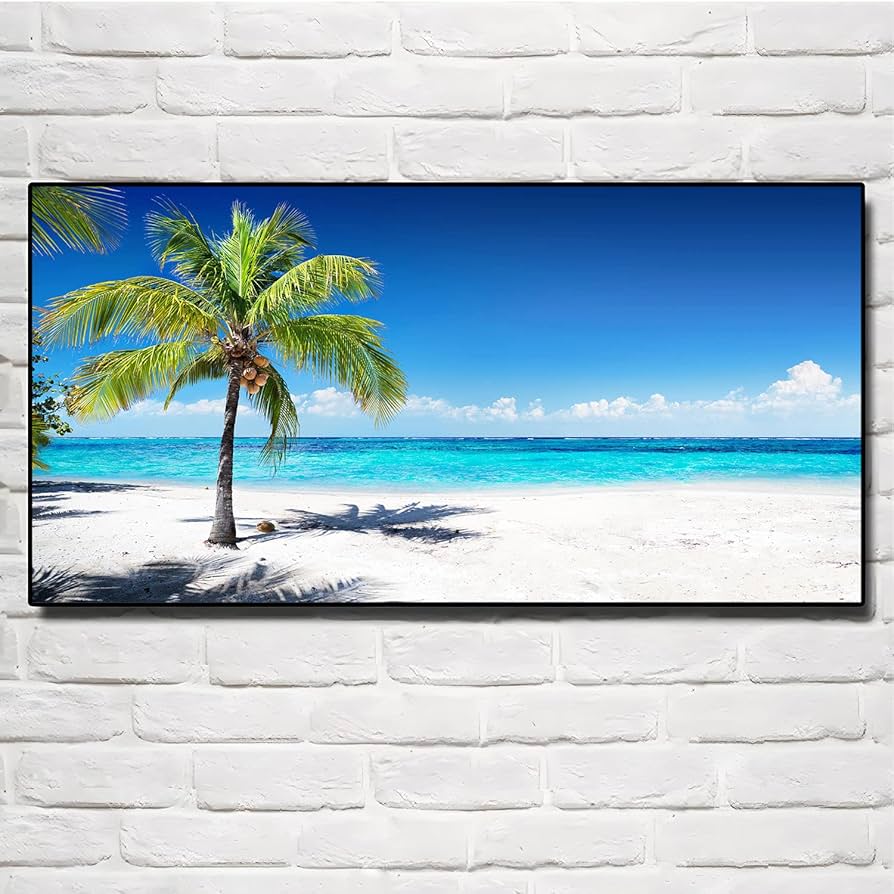 夏た〜海景色。40＊50绘框つき 夏た〜海景色。40＊50绘框つき