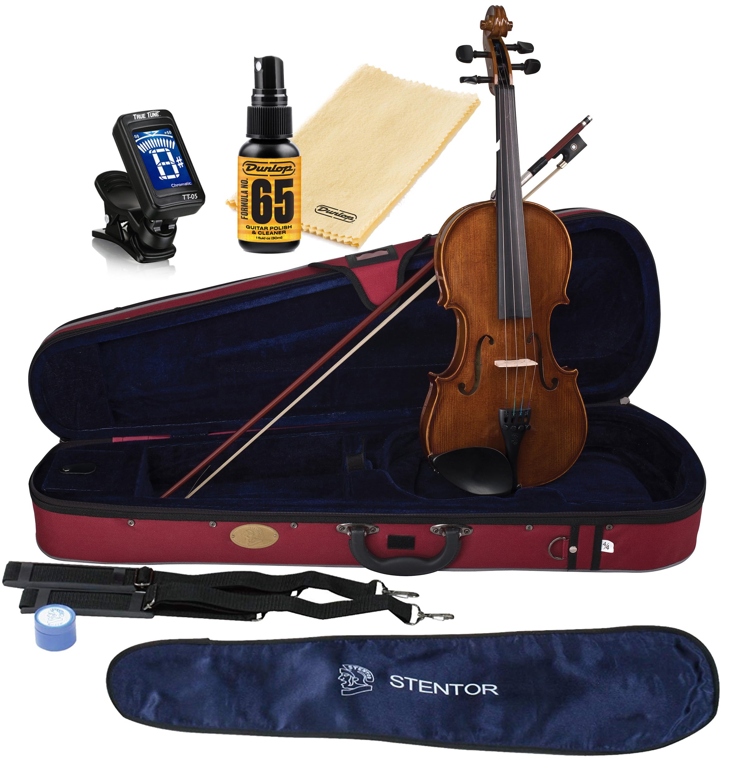 Amazon.com: Stentor 1500-4/4 Violin Student II Hand Crafted Solid