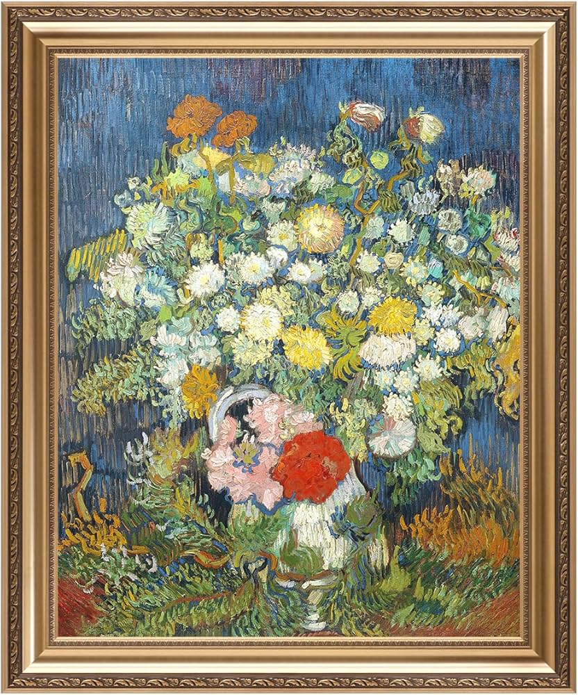 ミゲル・イバルス・ロカ ブルー花瓶 インテリア アート 額縁 【公式通販】