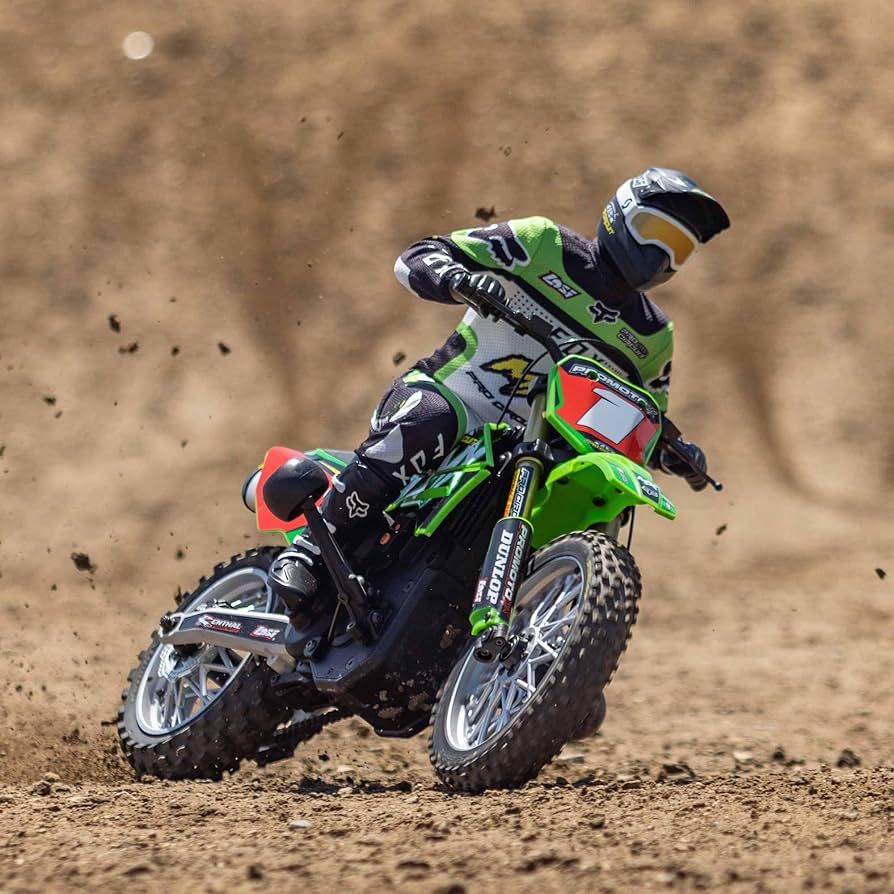 Amazon | Losi RC Motorcycle Promoto-MX 1/4 オートバイ すぐに使える