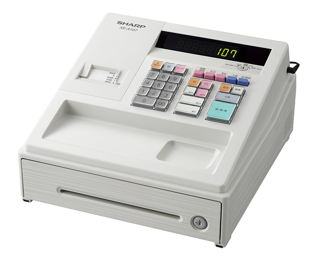 オンライン シャープレジスター XE-A307 PC連携売上管理 フル設定無料