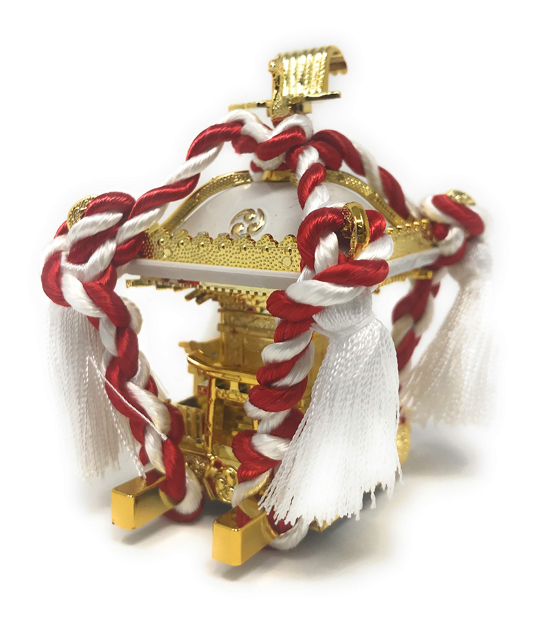 Amazon.co.jp: 飾り ミニ 神輿 黒 (bs201-202-2) 縁起物 インテリア