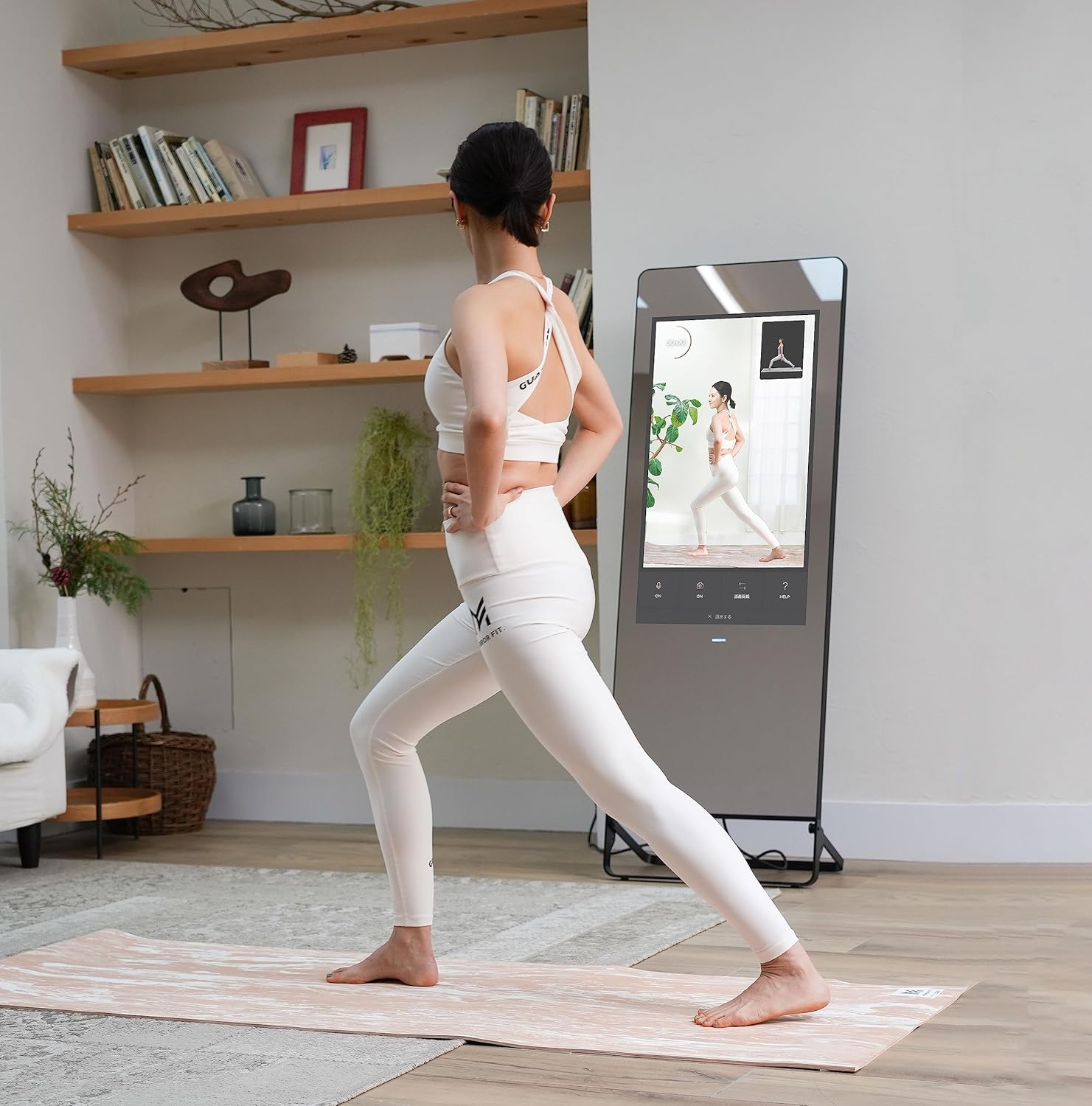 オンライン フィットネスミラー TE630 美品】フィットネスミラー TE630