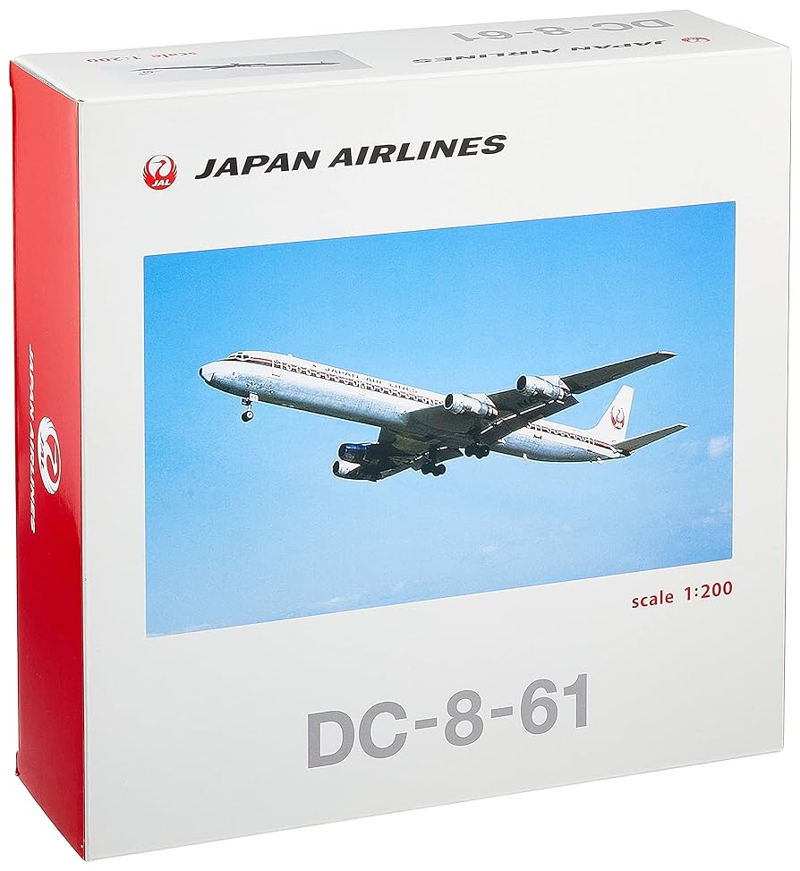 JALUX 1/200 JAL 旧鶴丸塗装 DC-8-61 【公式通販】