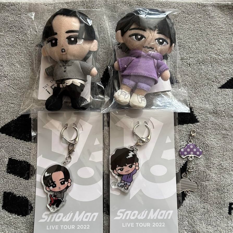 SnowMan 目黒蓮 チルぬい、ちびぬい、すのチルキーホルダー、ヘア