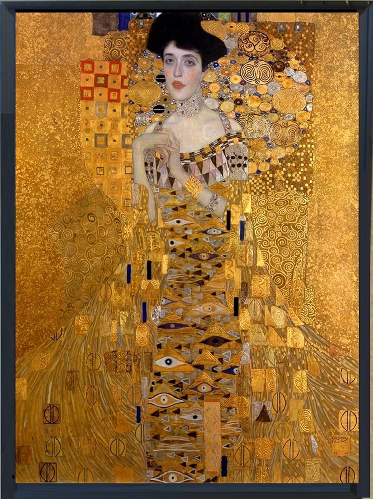 Amazon.co.jp: Genius Collections クリムト ポスター 額付き 壁掛け