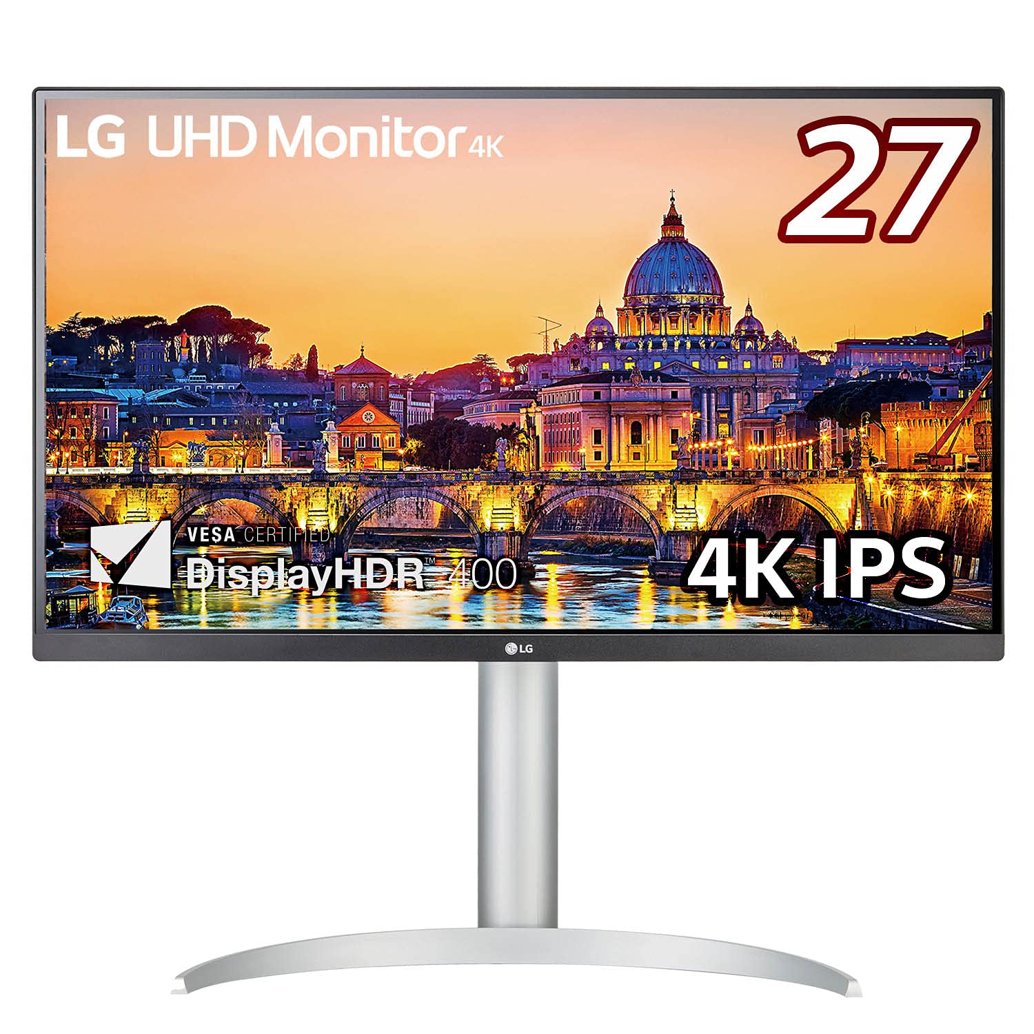 banpon117117】LG 27インチ 4K 27UP650-W 27” 4K UHD UltraFine™ IPS