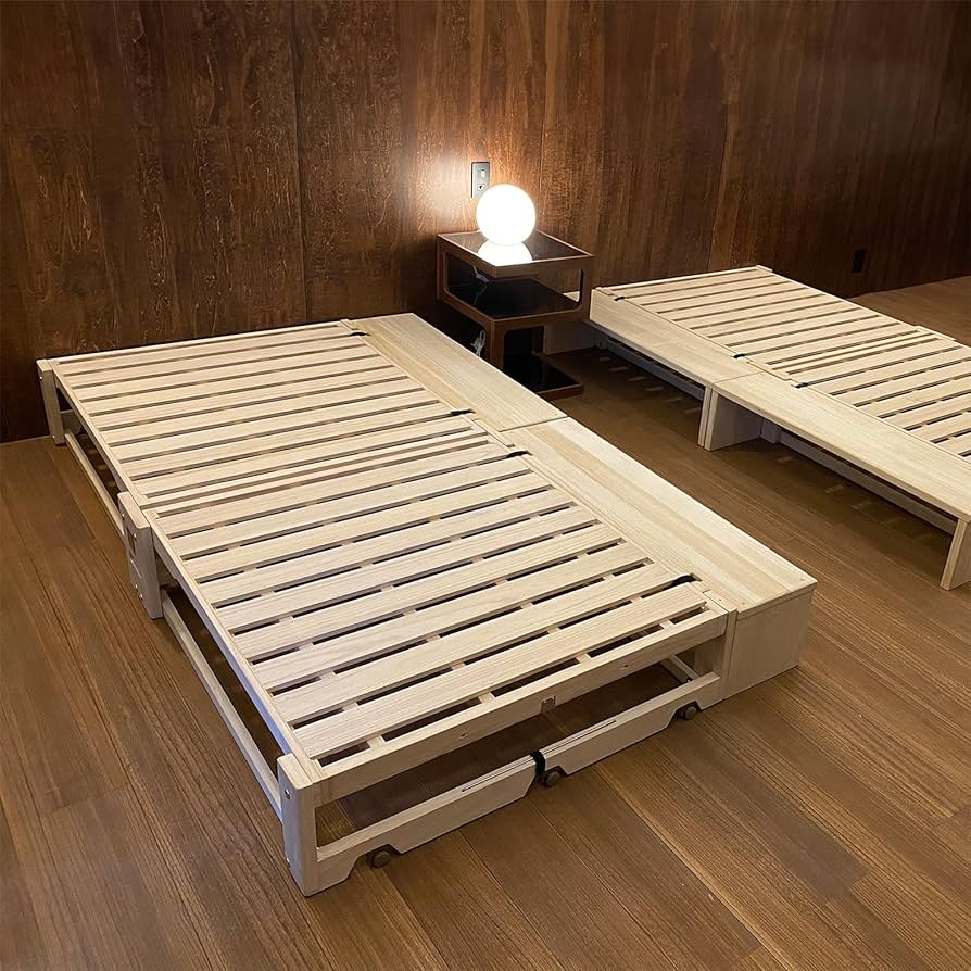 Amazon｜【桐らくねプレミアム専用】桐製折りたたみベッド拡張用