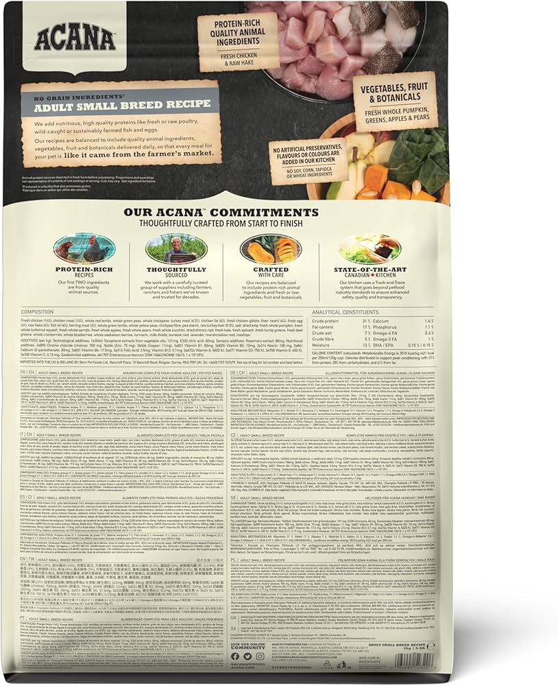 Amazon.co.jp: ACANA (アカナ) ドッグフード アダルトスモールブリード
