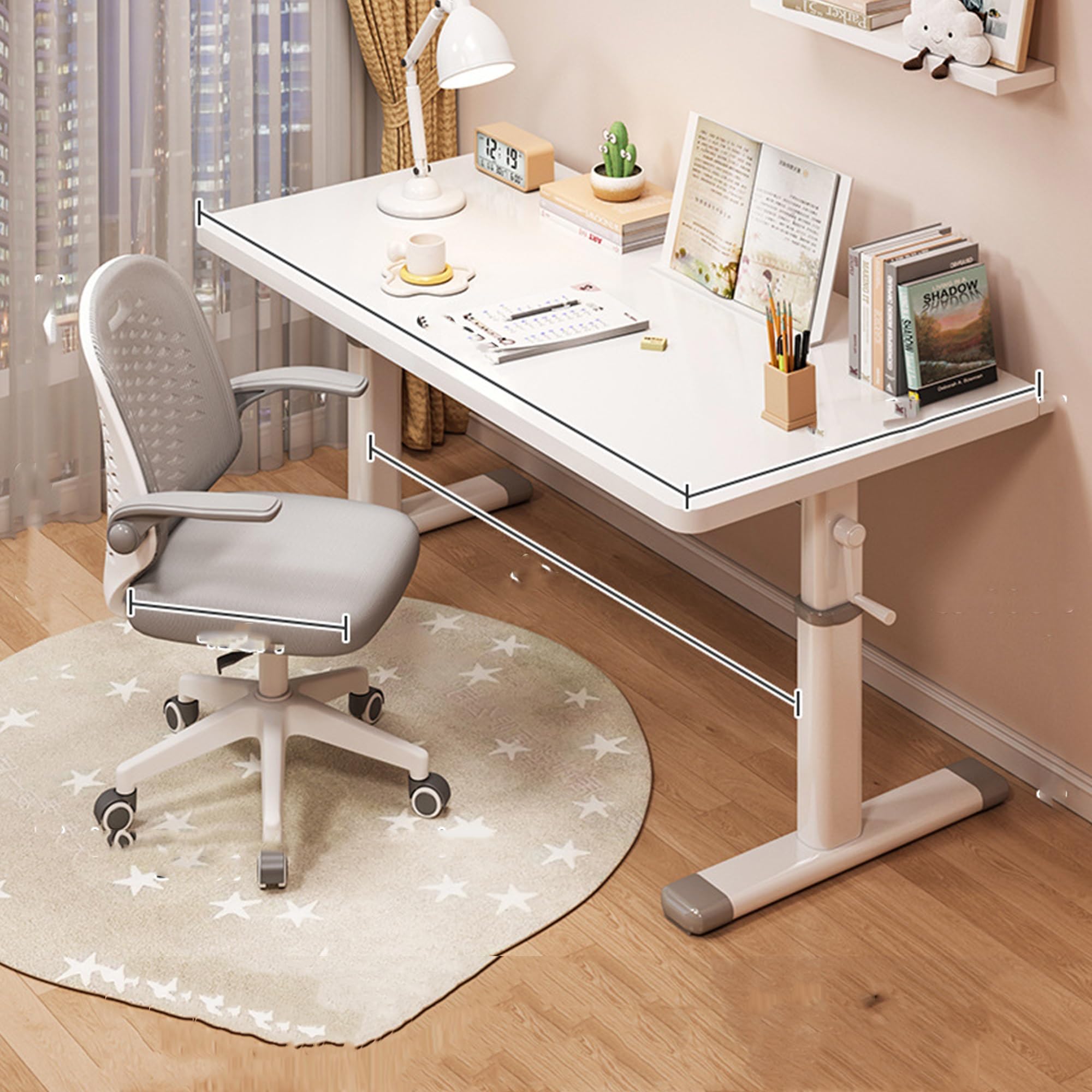 Amazon | FUKEFUZ 昇降式スタンディングゲーミングデスク 学生やホーム