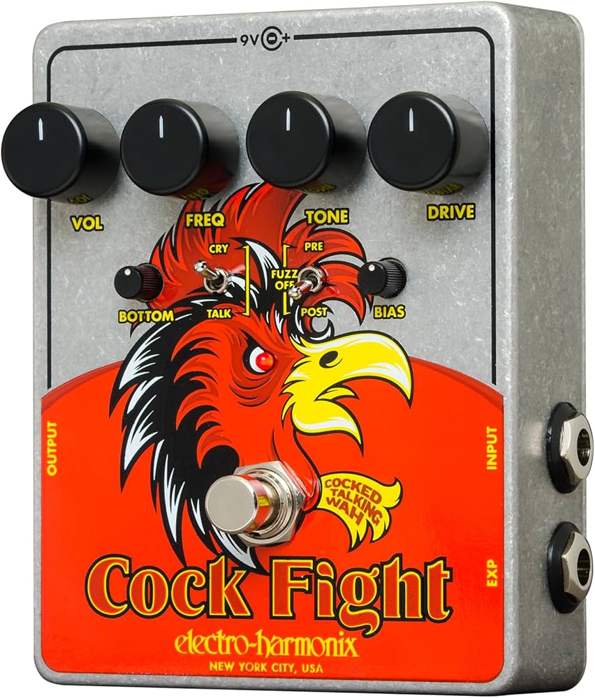 Amazon.com: Electro-Harmonix Cock Fight Cocked Talking Wah Pedal