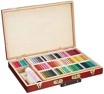 超美品❣️ヌーベルカラーパステル 96色セット ￼木箱入り ターレンス