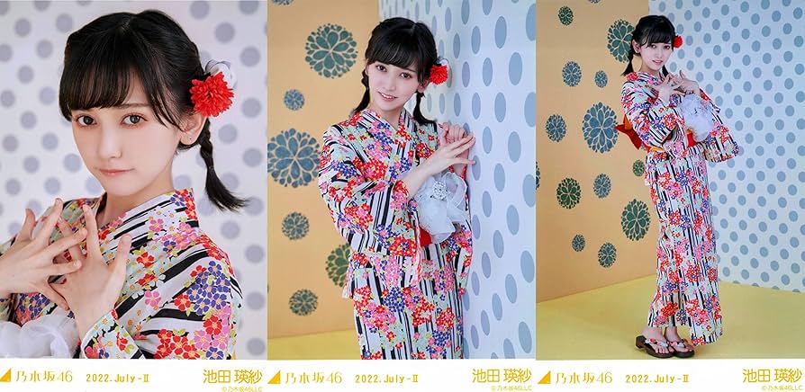 乃木坂46 生写真 2018浴衣 バラ 乃木坂46 - 山下美月 2018 浴衣 July 生