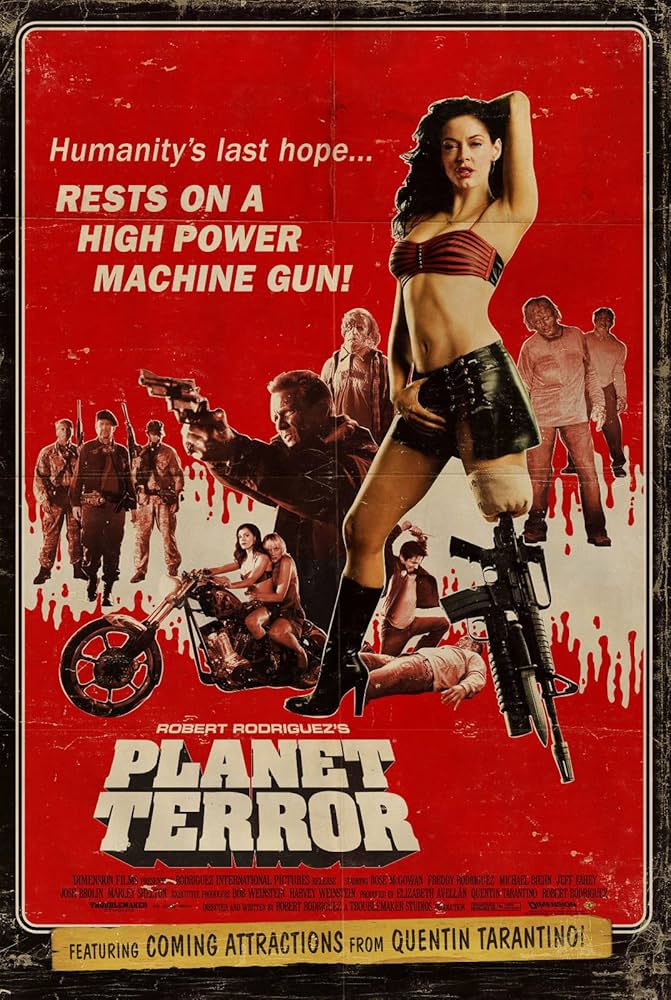 Amazon.com: PLANET TERROR Movie POSTER Grindhouse Tarantino Kill