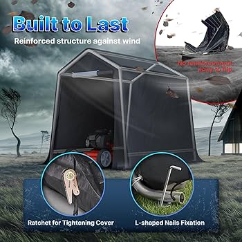 Amazon.com: ADVANCE OUTDOOR 6X8 ft Outdoor Portable Storage