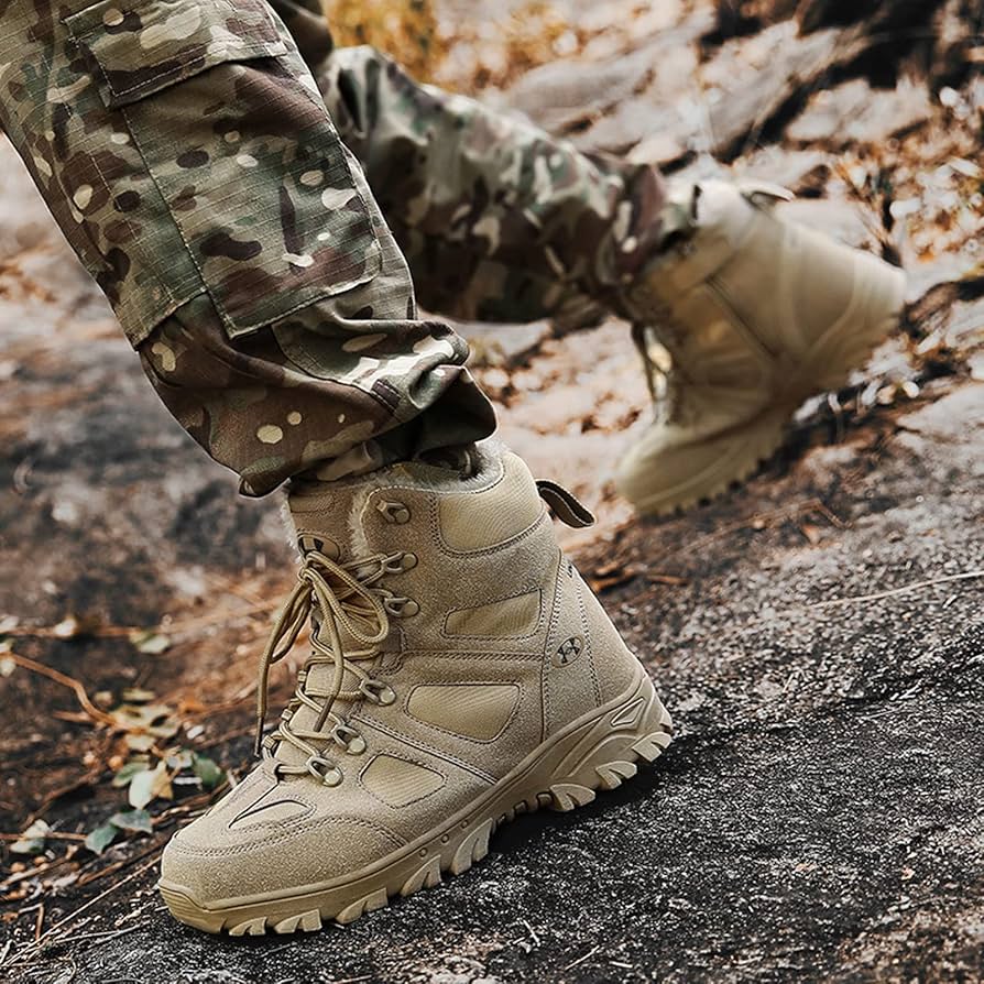 Amazon.co.jp: 男性用タクティカルブーツ、男性用ワークブーツ