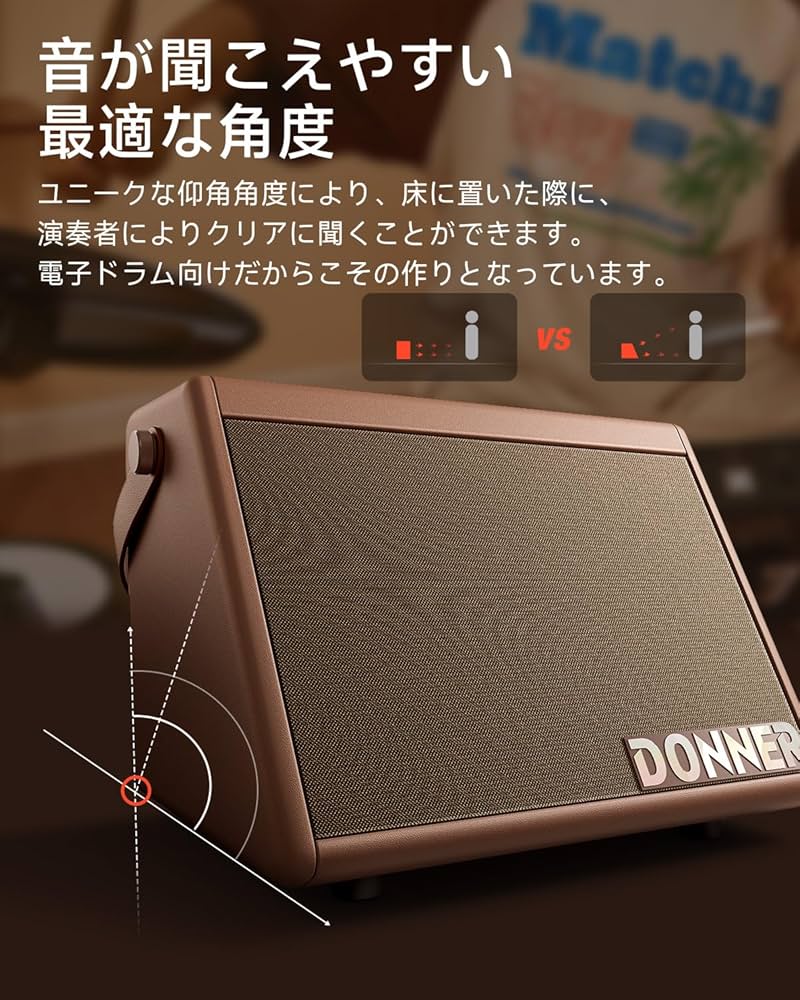 Amazon.co.jp: Donner アンプ 電子ドラム 20W キーボード スピーカー