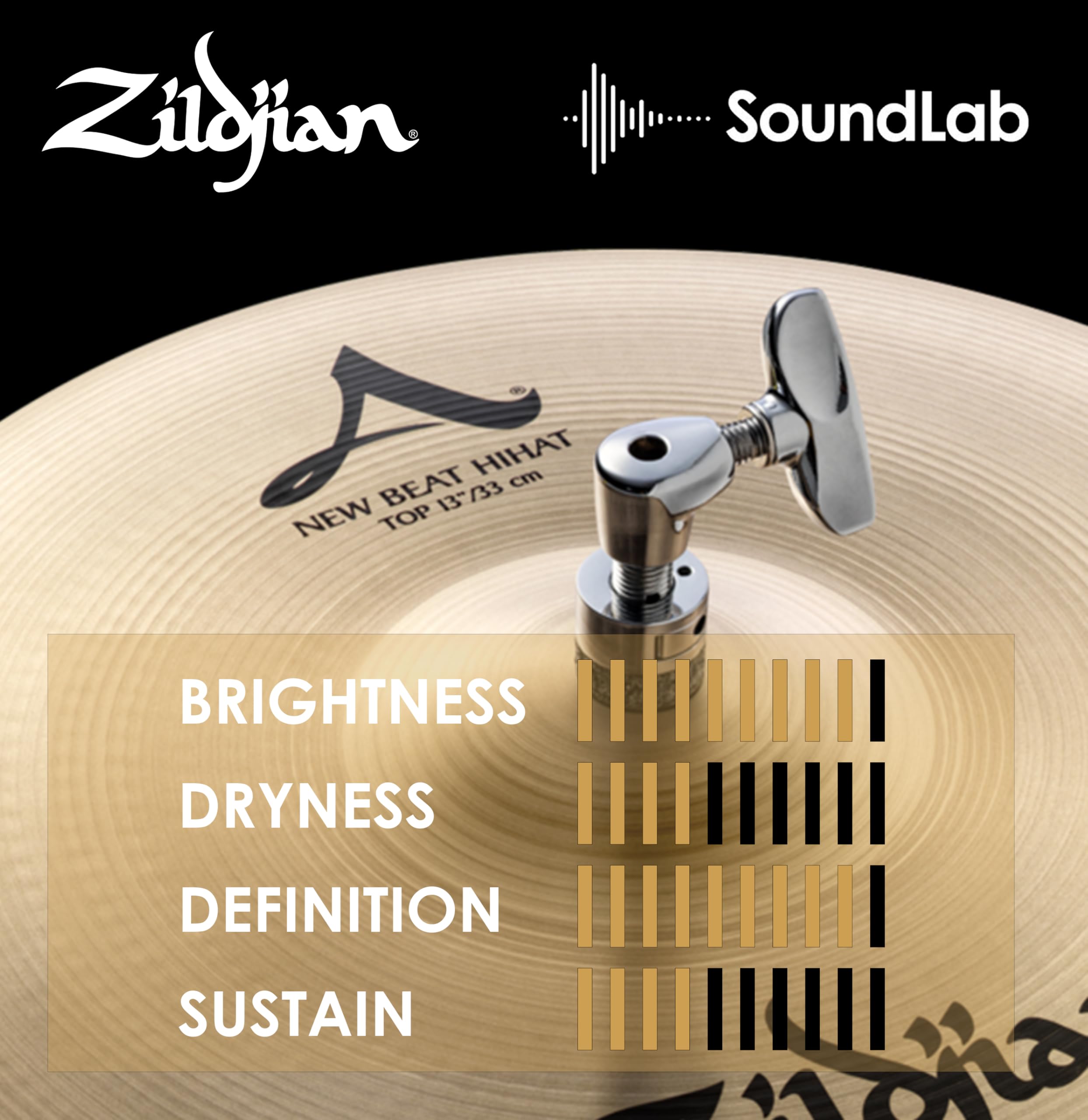Zildjian ニュービート ハイハット 13インチ 上下セット Zildjian