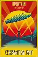 Led Zeppelin Celebration Day 祭典の日 B2ポスター Amazon.com - Led