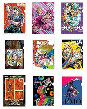 ジョジョ展 クリアファイル 12枚セット ジョジョ展 クリアファイル 12