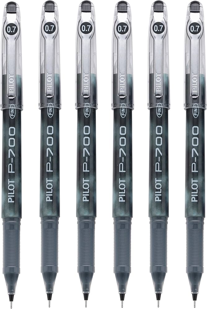 Amazon | パイロット P-700 ゲルインキボールペン 黒インク 細字 0.7mm