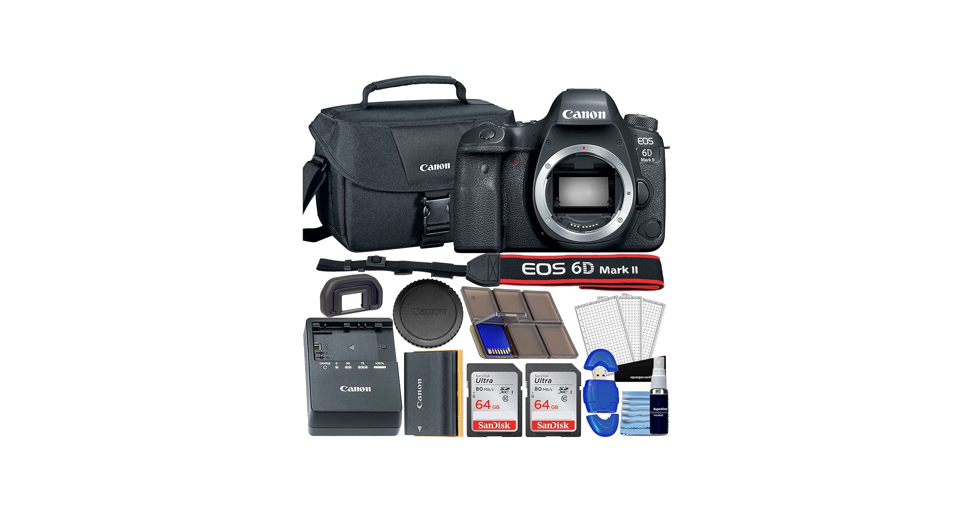 Amazon.com : Canon EOS 6D Mark II DSLR Camera Body - WiFi Enabled