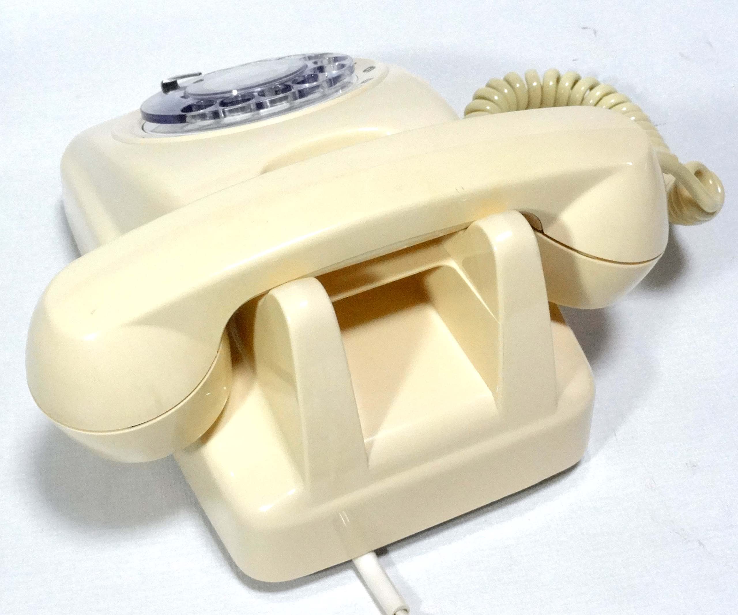 Amazon | NTT 601-A2 ダイヤル式カラー電話機 (アイボリー) | NTT