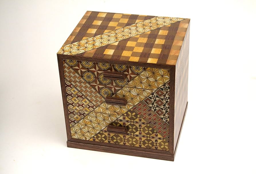 Amazon.co.jp: 箱根寄木細工 6寸3ツ引き出し : ホーム＆キッチン