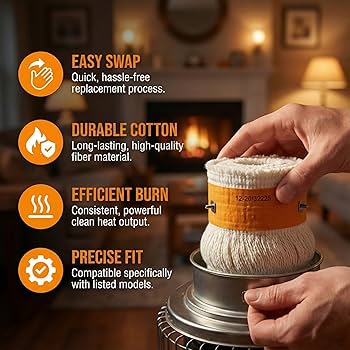 Amazon.com: Kerosene Heater Wick Replacement for MegaHeat HeatMate