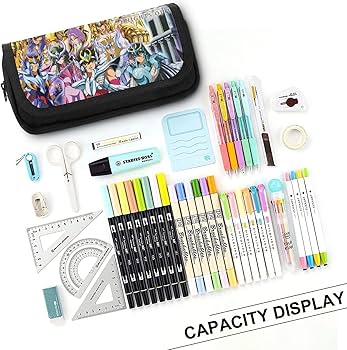 Amazon.co.jp: 聖闘士星矢ペンケース 大容量アニメの筆箱に適した