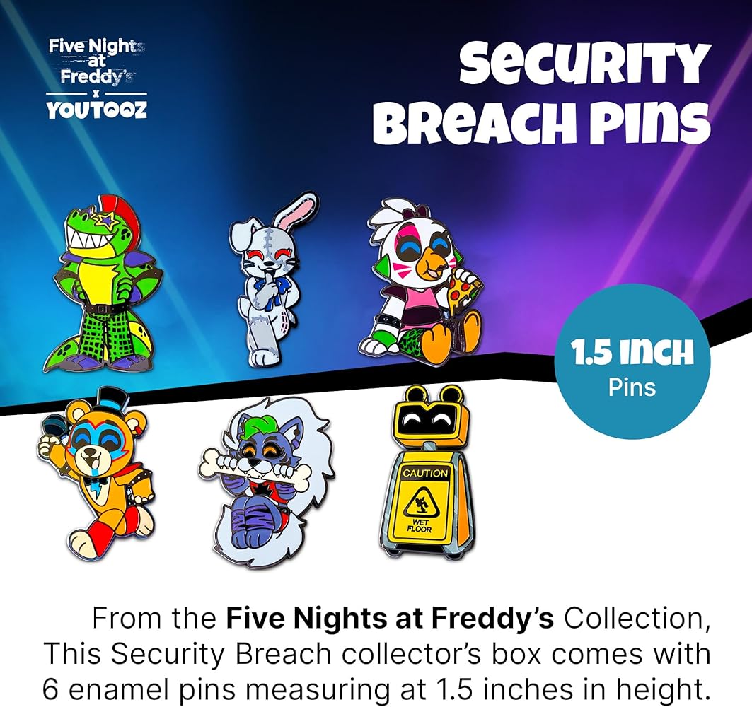 Amazon.com: Youtooz Five Nights At Freddy's Security Breach Pin