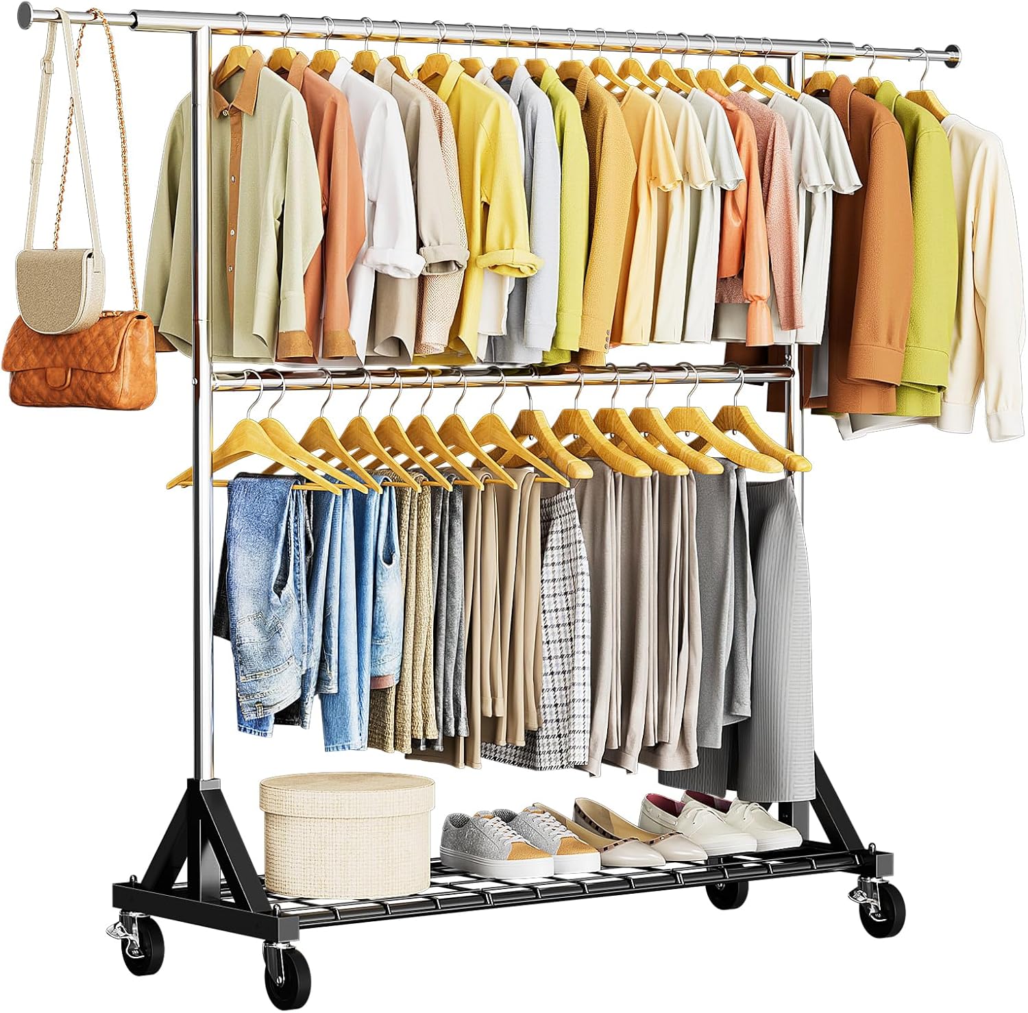 衣桁 着物掛け 衣紋掛け 折り畳み 鶴 インテリア レトロ アンティーク