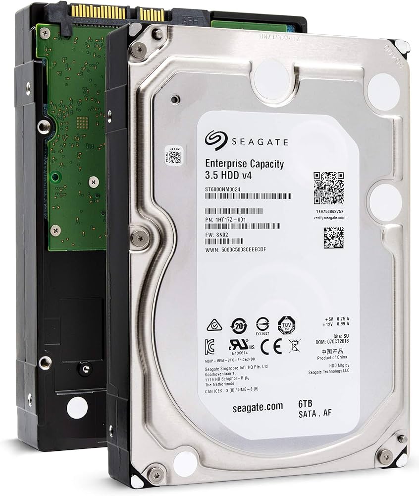 Amazon.com: Seagate Enterprise Capacity 3.5 HDD 6TB 7200 RPM 512e
