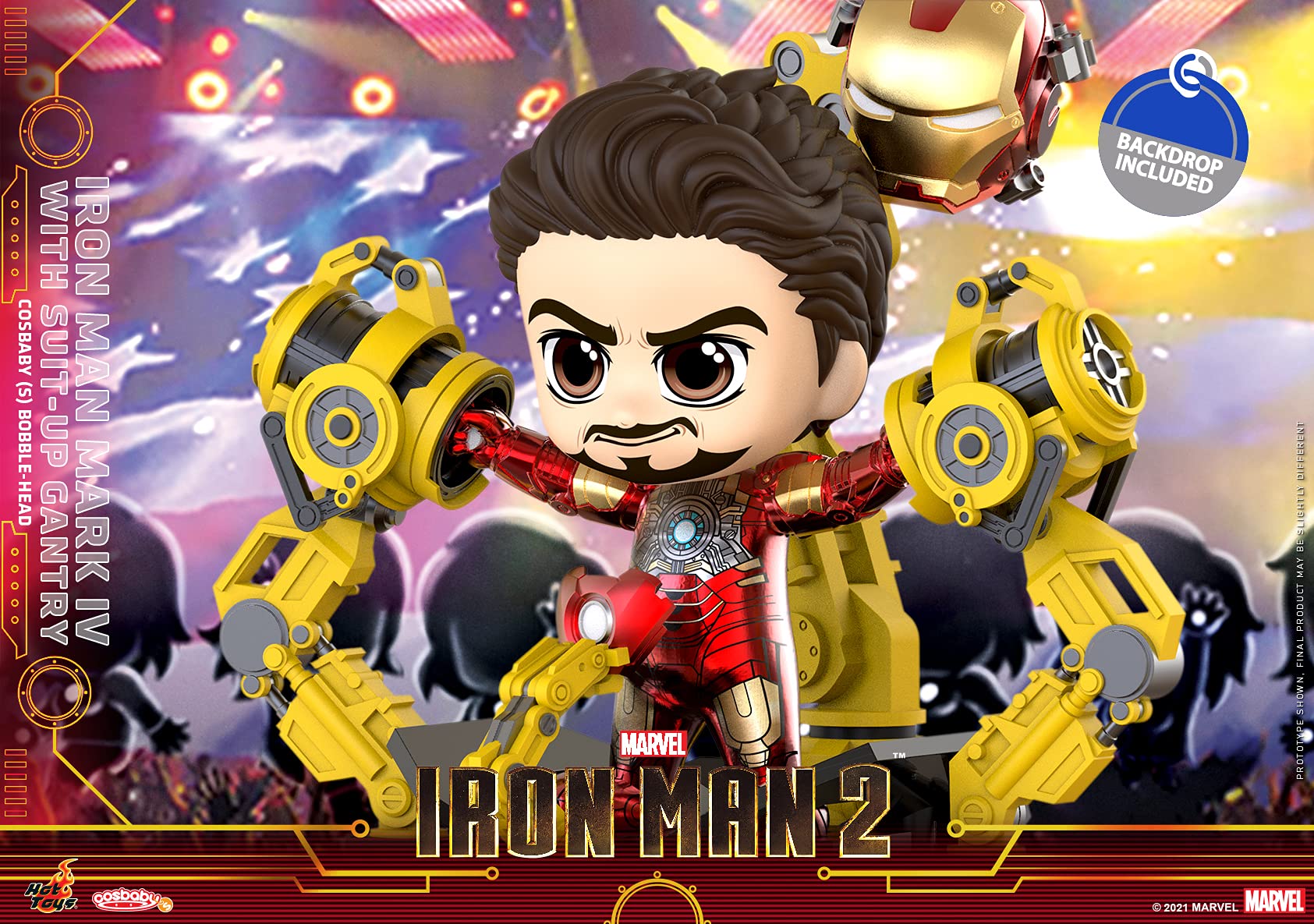 未開封 コスベイビー アイアンマン・マーク1~7 7体セット ボブルヘッド S