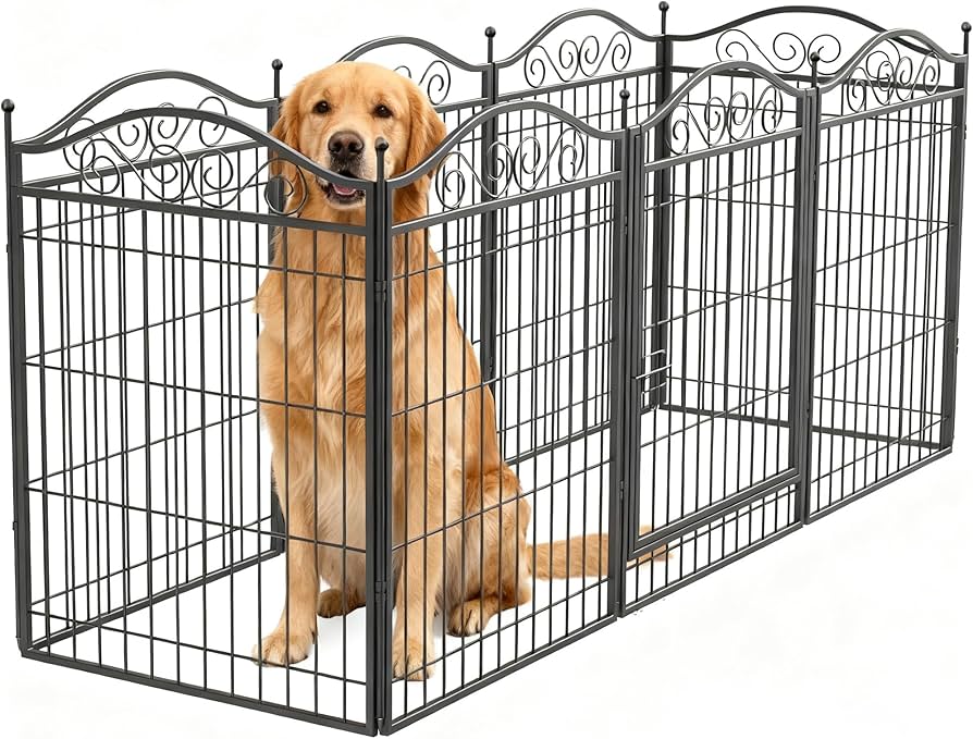 Amazon | BingoPaw ペットサークル 犬 ケージ ペットフェンス 室内