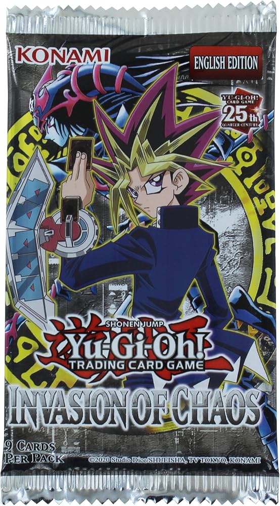 遊戯王 INVASION OF CHAOS 旧アジア版 1st 未開封 1パック Yu-Gi-Oh! TCG: