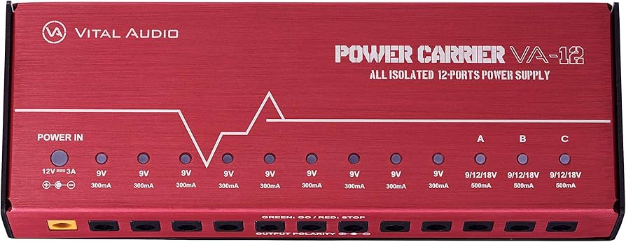 Amazon.co.jp: Vital Audio POWER CARRIER VA-12 エフェクトペダル用