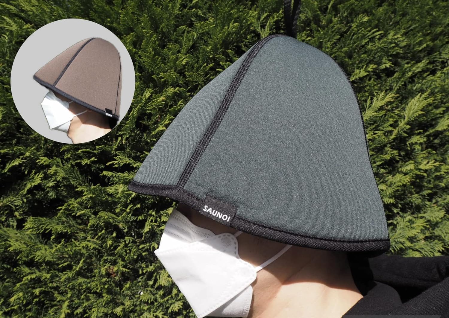 Amazon.co.jp: [SAUNOI] SABOU サウナハット 軽量 洗濯可 (アイス