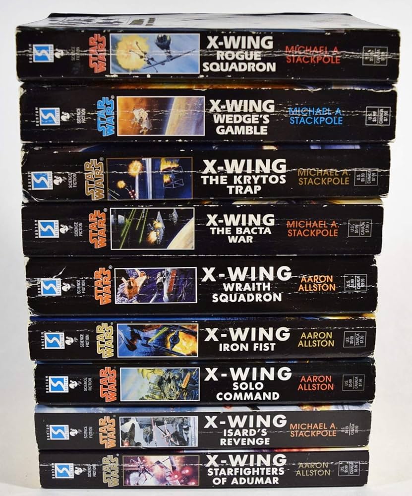 Star Wars X-Wing Series Complete Set of 9 Books: Rogue Squadron