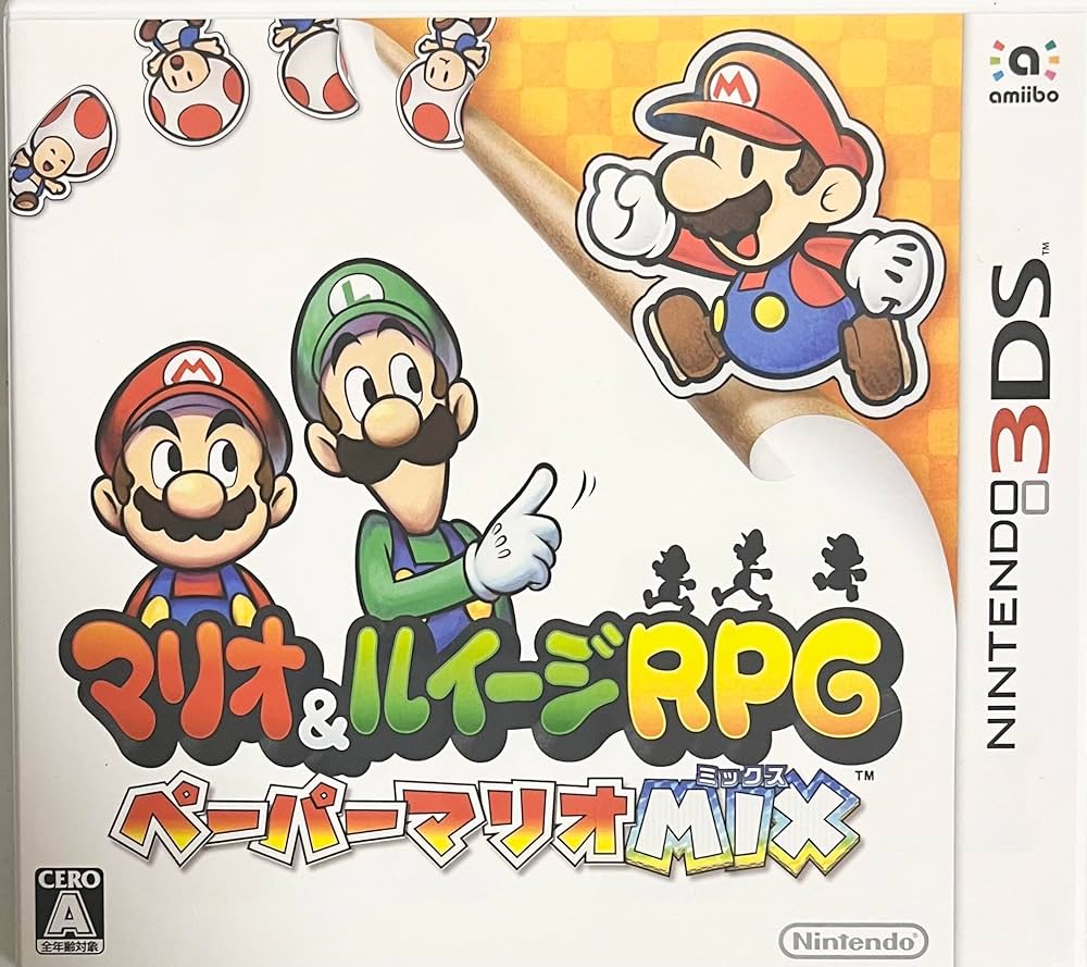 Amazon.co.jp: マリオ&ルイージRPG ペーパーマリオMIX : ゲーム