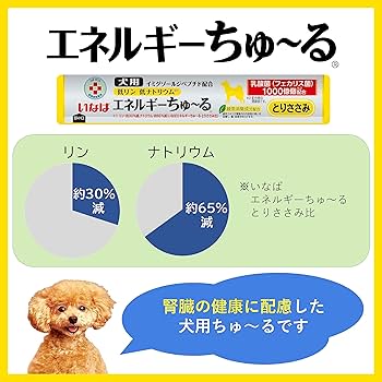 Amazon | いなば 犬用おやつ エネルギーちゅ～る 乳酸菌1,000億個 低