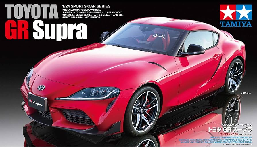 Amazon.com: Tamiya 24351 1/24 Toyota GR Supra : Toys & Games