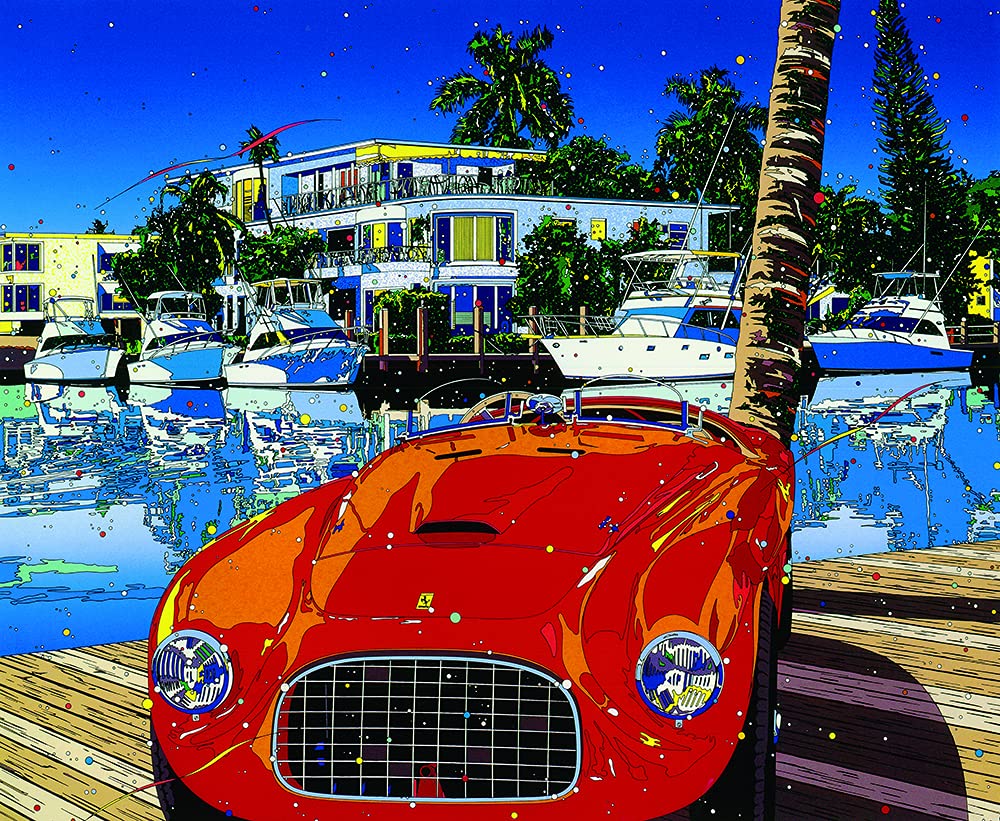 鈴木英人 我が心のマイアミ 2001年 パズル 1000ピース 鈴木英人 我が心